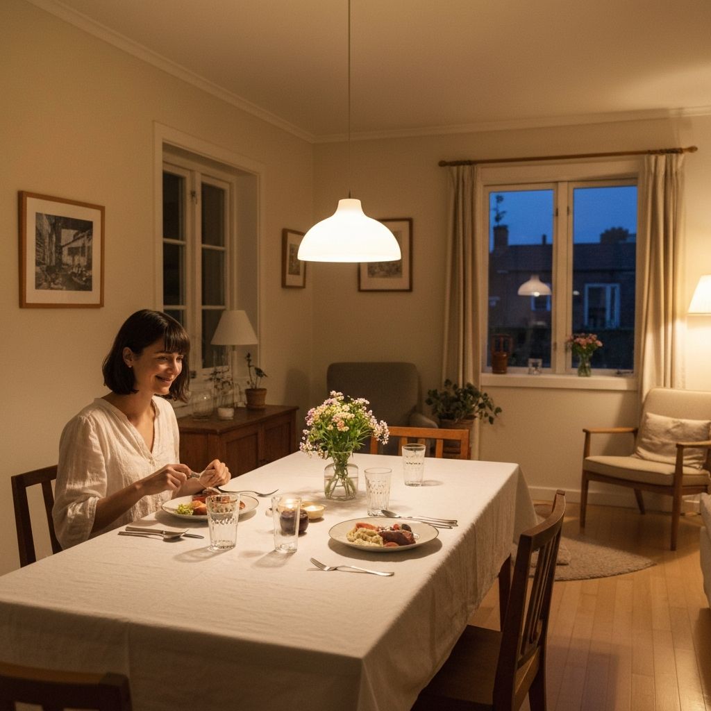 Βραδινό φαγητό σε ήρεμο χώρο